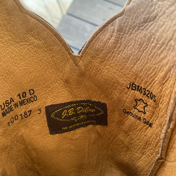 J.B. Dillion Men’s Cowboy Boots size 10D - Picture 9 of 10